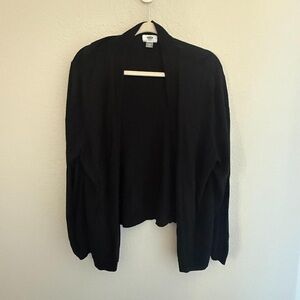 Old Navy Women's Classic Black Open Cardigan